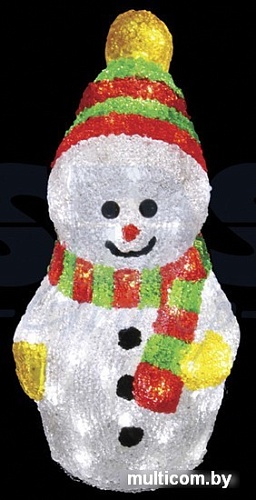 3D-фигура Neon-night Cнеговик с шарфом 30 см [513-275]