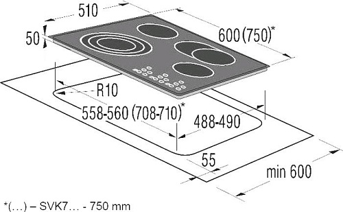 Варочная панель Korting HK 6305 X
