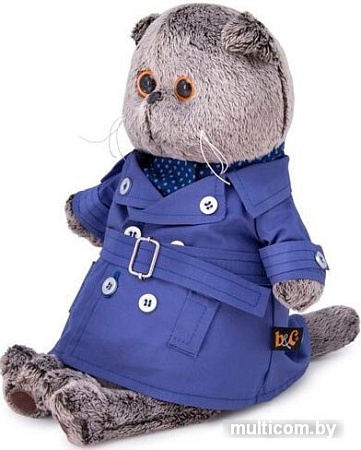 Мягкая игрушка Basik & Co Басик в плаще (30 см)