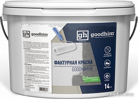 Краска Goodhim FK фактурная декоративная 28136 14 кг