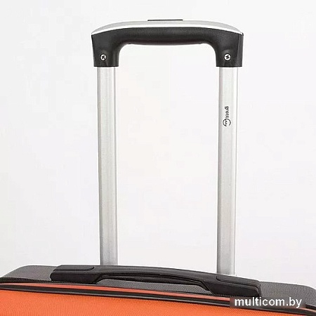 Чемодан-спиннер Grott 321-591/5-21 (оранжевый/коричневый)