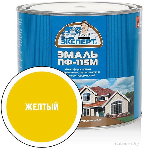 Эксперт ПФ-115М Глянцевый 1.8 кг (желтый)