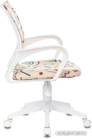 Компьютерное кресло Бюрократ Burokids 1W 1920820 (песочный Sticks 02/пластик белый)
