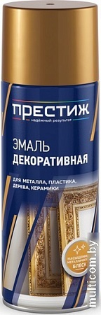 Эмаль Престиж Эффект Металлик 0.425 л (хром)