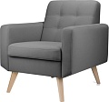 Интерьерное кресло Sonit Bergen (сахара 026/серый гр.)