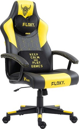 Игровое (геймерское) кресло FLOKY Huginn Yellow (желтый)