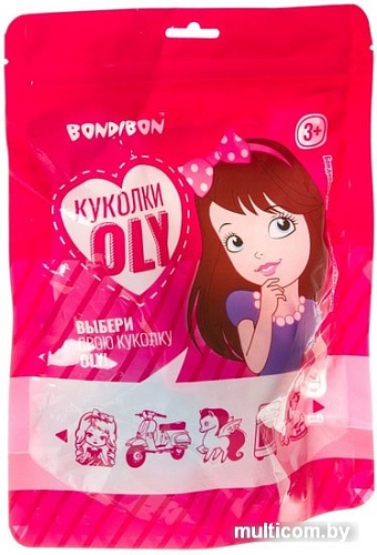 Кукла Bondibon OLY с мотороллером ВВ3989