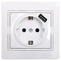 Розетка USB Lezard Mira 701-0202-181