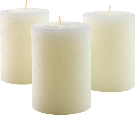 Набор свечей Мелт 100 мм (3 шт, слоновая кость)