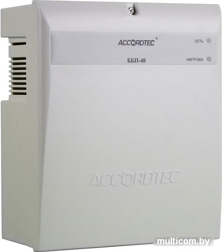 Источник бесперебойного питания AccordTec ББП-40 исп. 1 (пластик)