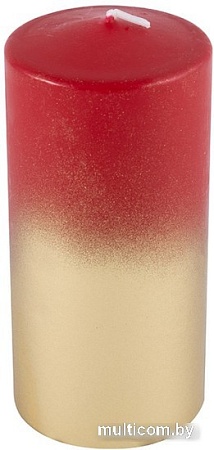 Свеча Волшебная страна Christmas 103386 (бордовый/золото)