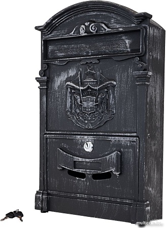 Почтовый ящик Аллюр №4010В (старое серебро)