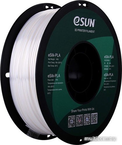 eSUN eSilk PLA 1.75 мм 1000 г (белый)