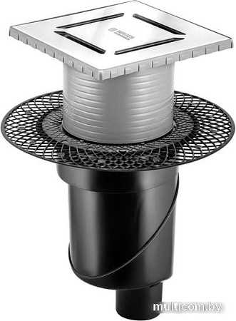 Трап/канал Berges Wasserhaus Platz Norma 150x150 090059 (матовый хром)