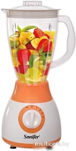 Стационарный блендер Sonifer SF-8010 (белый/желтый)