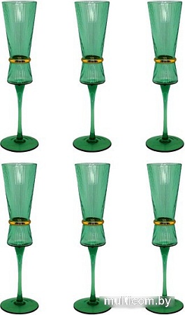 Набор бокалов для шампанского Lenardi Olimp 121-026