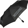 Зонт Moschino 8021-OCA New Metal Logo Black