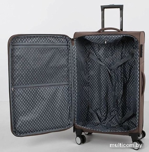 Чемодан-спиннер Grott 338-1001/3-28 (коричневый)