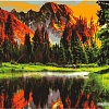 Картина по номерам Остров Сокровищ Горное озеро 662462