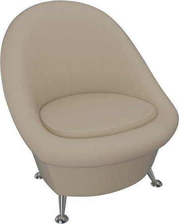 Интерьерное кресло Mebelico 252 28238 (экокожа, бежевый)