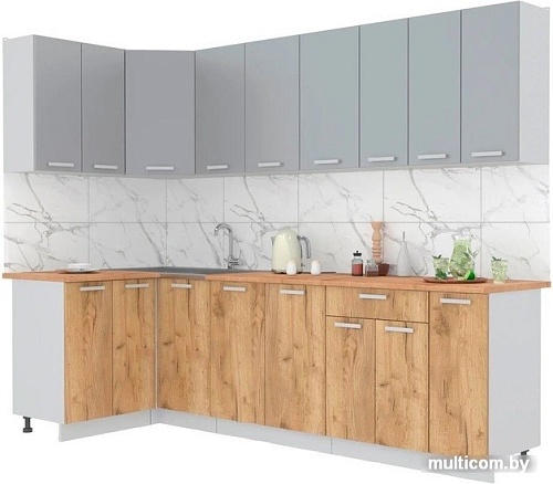 Интерлиния Мила Лайт 1.2x2.7 (серебристый-дуб золотой-дуб бунратти)