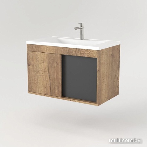 Дабер Тумба под умывальник 014 WeltWasser Deilbach 7517-60 Т14.6W.0.22 (дуб галифакс/серый)