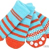 Носочки для животных Puppia Nitty-Gritty PAND-SO1176-AQ-L (голубые с красными полосками)