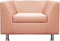Интерьерное кресло Brioli Дедрик (рогожка, J11 розовый)