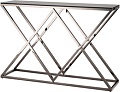 Консольный стол Stool Group Инсигния 115x30 ECST-026-BG-SK (стекло Smoke/сталь темный хром)