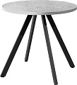 Обеденная группа Millwood Олесунн D80x80x75 (бетон/металл черный)