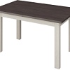 Кухонный стол Senira Кастусь 120-160x75 (венге/белый)
