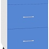 Шкаф напольный Кортекс-мебель Корнелия Мара НШ50р3ш без столешницы (синий)