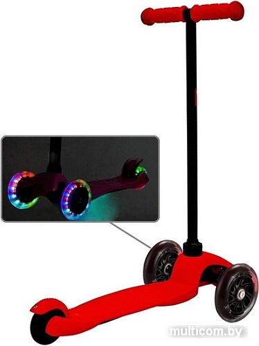 Самокат Y-Scoo Mini Shine A5 (красный)