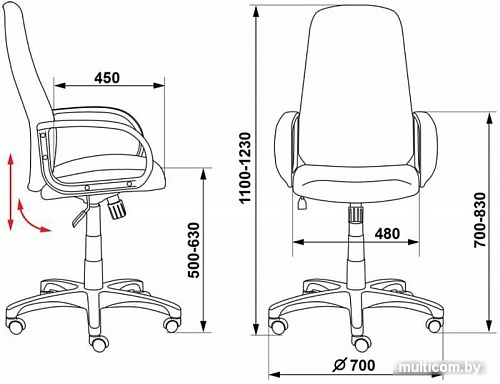 Кресло Бюрократ CH-808AXSN/#B 3C11 (черный)