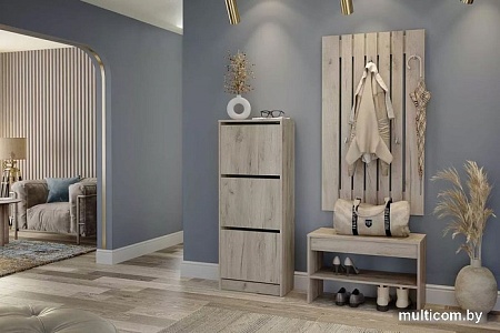 Вешалка для одежды Stolline Лофт 117.15 (дуб крафт серый)