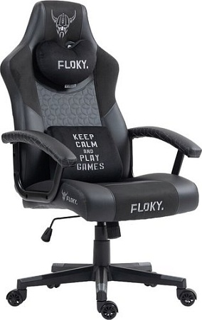 Игровое (геймерское) кресло FLOKY Huginn Black SP (черный)