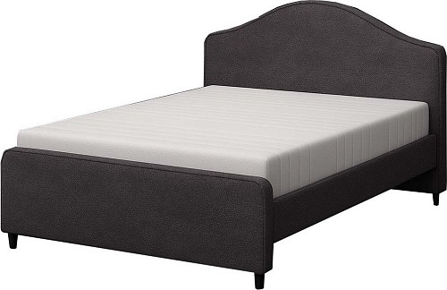 Кровать Sonit Dana 160x200 шенилл Eclipse (07 светло-серый)