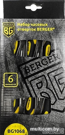 Набор отверток прецизионных Berger BG1068 (6 предметов)