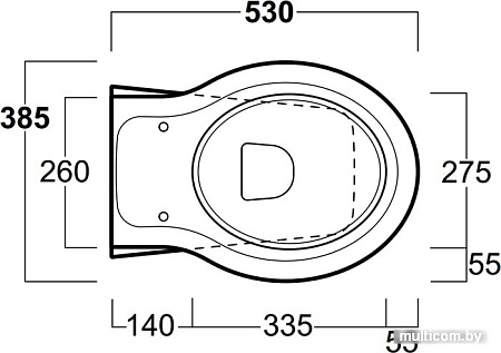 Унитаз Simas Lante [LA18]