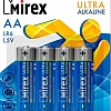 Батарейки Mirex Ultra Alkaline AA 4 шт LR6-E4