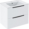 Runo Тумба под умывальник Lina 80 Дублин 80 (подвесная, белый)