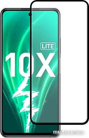 Защитное стекло Case Full Glue для Honor 10X Lite (черный глянец)