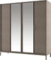 Шкаф распашной Молодечномебель Брюгге D4 ВМФ-1700 (капучино)