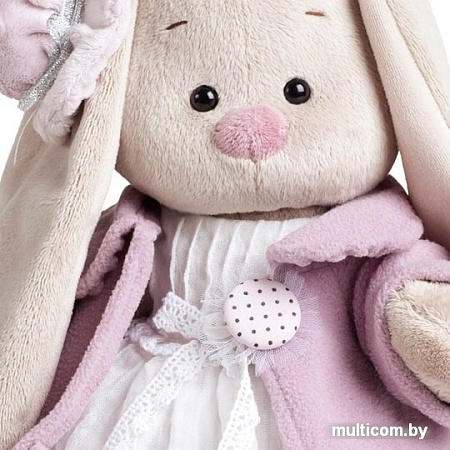 Классическая игрушка Зайка Ми в фиолетовом пальто 25 см StS-033