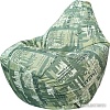 Кресло-мешок Flagman Груша Мега Г2.7-36 (грета, city зеленый)