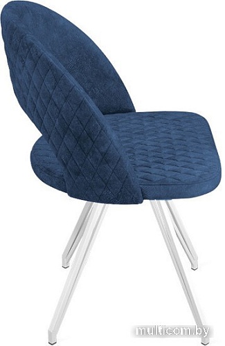 Стул Трия Гэтсби К4 (белый матовый/велюр Confetti Silver)