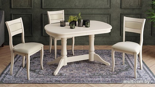 Кухонный стол Трия Валенсия 1.8 (слоновая кость)