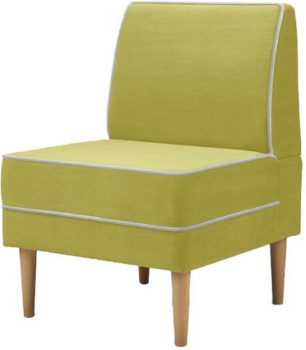 Интерьерное кресло Mio Tesoro Бадди 600 (Velutto 28/Velutto 01/натуральное дерево)