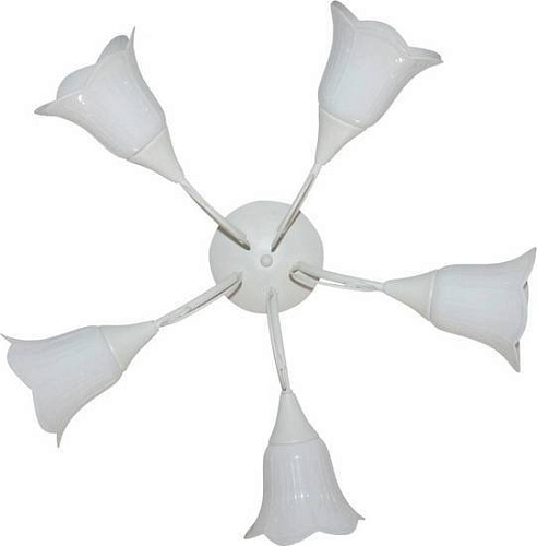 Припотолочная люстра Элетех Веста 151 НПБ 01-5х60-119 Е27 1005404988 (белый)