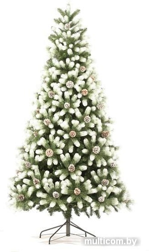Ель Царь Елка Русская красавица заснеженная с шишками 1.2 м